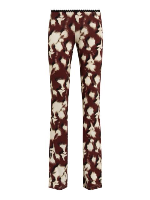 SIEDRÉS Flo Printed Jersey Flare Pants multi