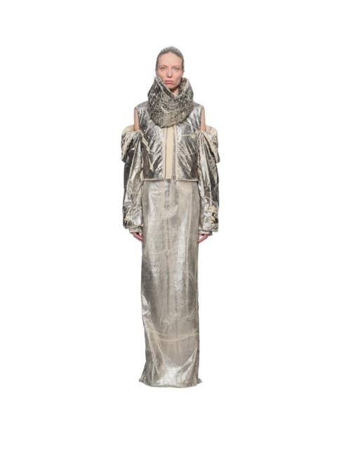 Rick Owens DRKSHDW Silver Concordians Convertible Jacket