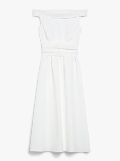 WEEKEND Max Mara PROSIT Off-the-shoulder poplin dress