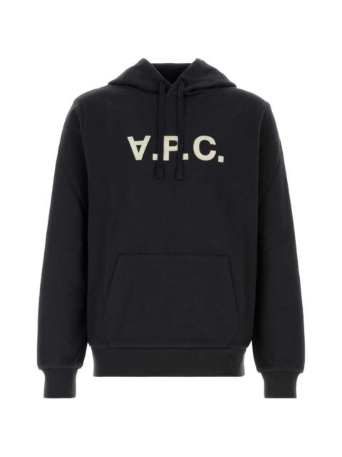 A.P.C. logo-print drawstring hoodie
