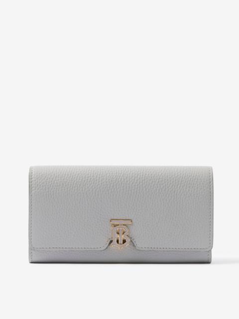 Burberry Grainy Leather TB Continental Wallet
