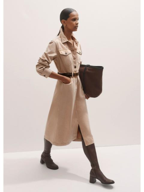ME+EM Shirt Midi Dress