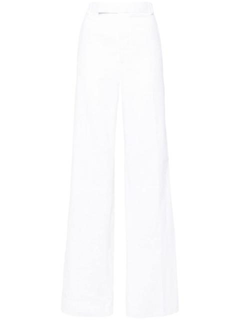Thom Browne pressed-crease cotton trousers