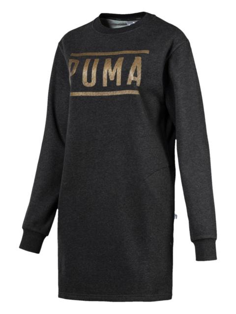 PUMA logo fleece mini dress