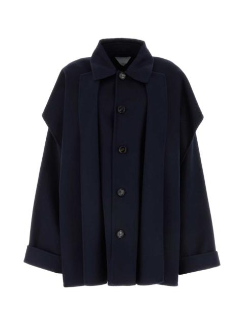Bottega Veneta Midnight Blue Wool Blend Coat
