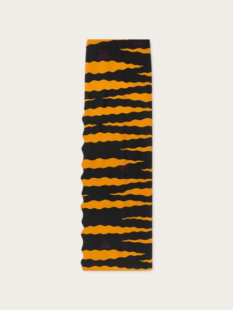 PUCCI FIAMME PRINT JERSEY SKIRT