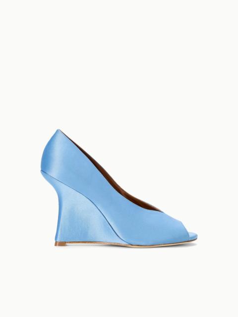 STAUD STAUD BRIGITTE PEEP TOE WEDGE CIELO