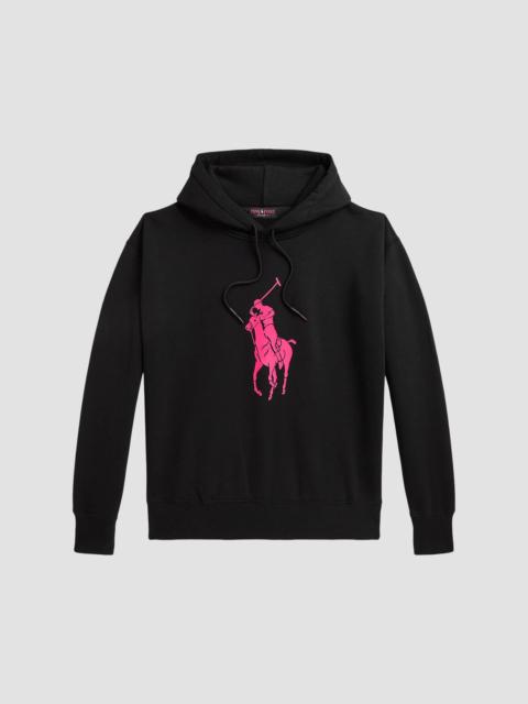 Polo Ralph Lauren Women's Pink Pony Fleece Hoodie - Polo Black