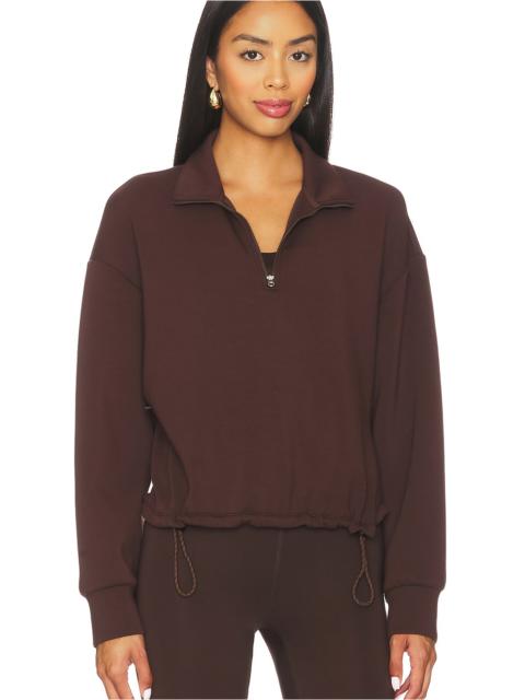 VARLEY Sian Cropped Half Zip Mid Layer