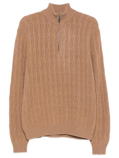 Etro ROMA CASHMERE SWEATER WITH ZIP