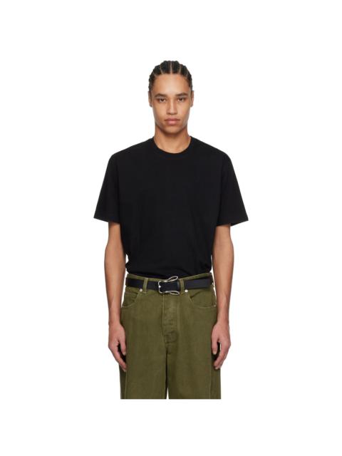 Bottega Veneta Black Cotton Jersey T-shirt