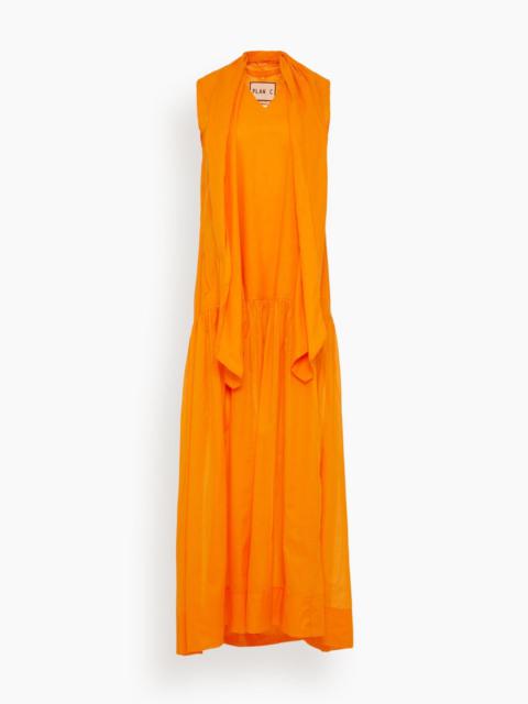 Plan C Long Dress in Apricot