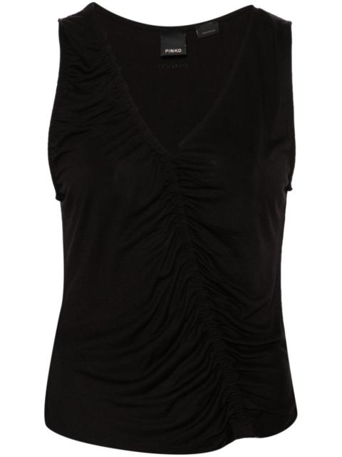PINKO gathered sleeveless tank top