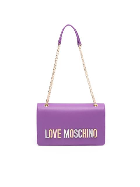 Moschino logo-lettering cross body bag