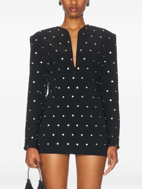 NORMA KAMALI studded fitted jacket