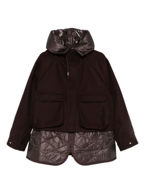 sacai panelled jacket