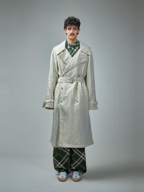 Burberry Long Nylon Trench Coat