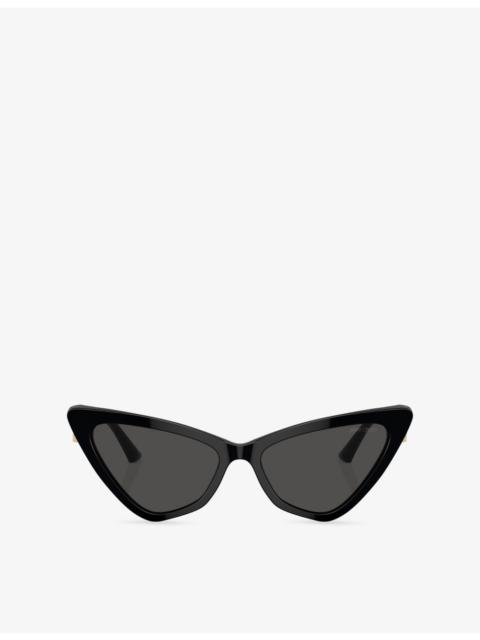 JIMMY CHOO JC5008 Cat-Eye Acetate Sunglasses