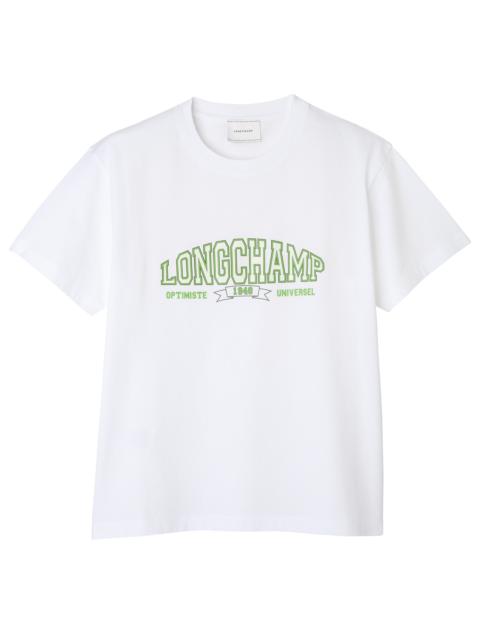 Longchamp T-shirt White - Jersey