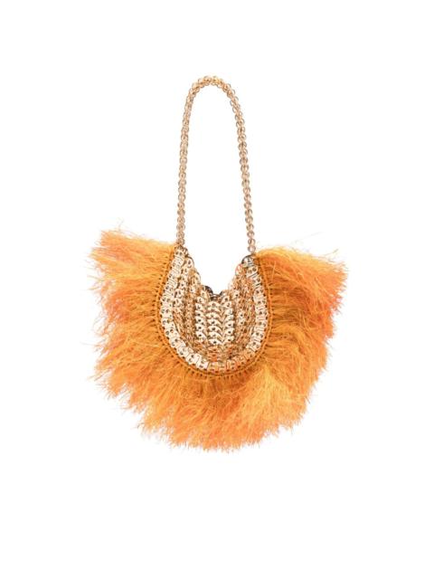 rabanne 1969 Moon fringe-detail tote bag