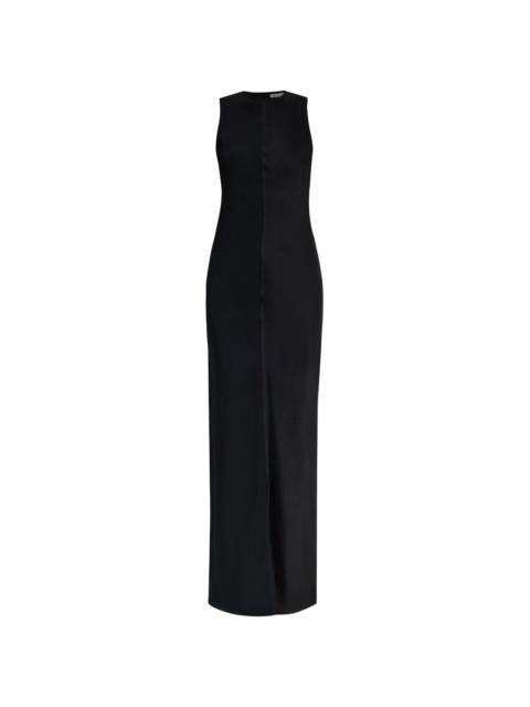 sleeveless midi dress
