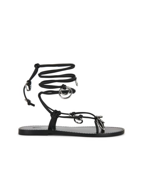 Polo Ralph Lauren Leather Ring Wrap Flat Sandals