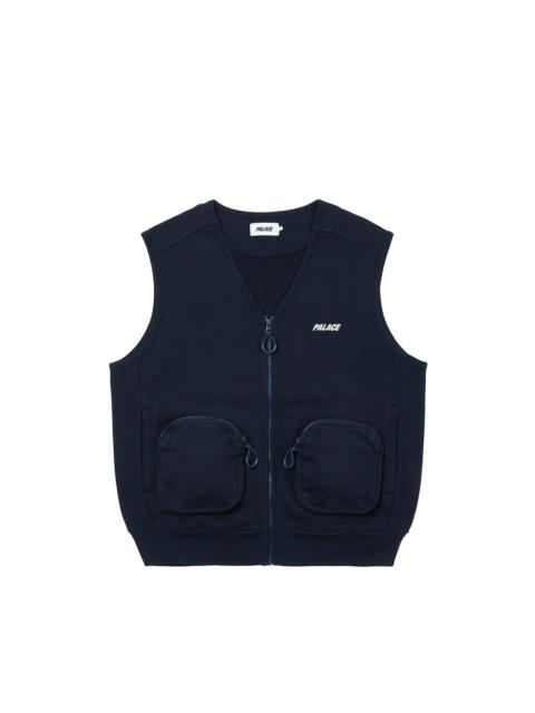 PALACE PALACE LONDON SWEAT GILET NAVY | REVERSIBLE
