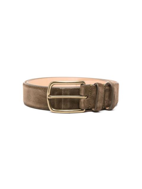 OFFICINE CREATIVE suede belt