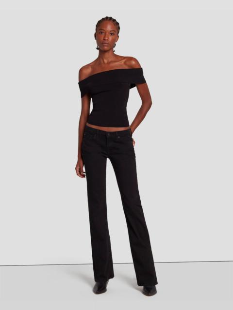 7 For All Mankind B(air) Original Bootcut in Rinsed Black