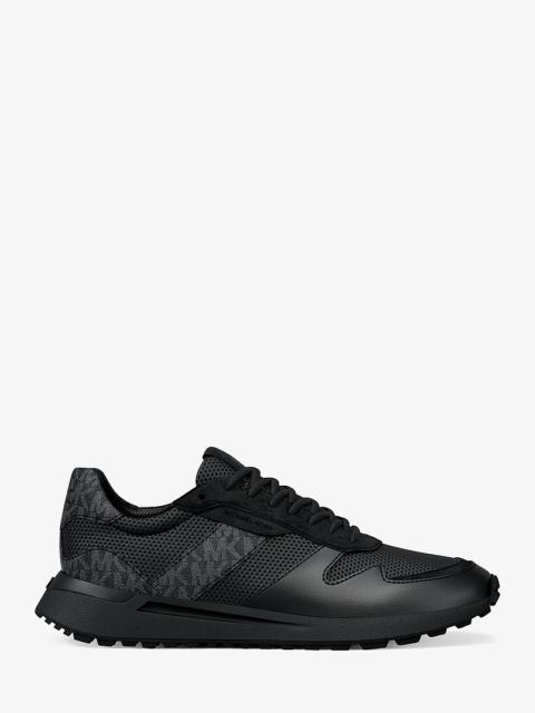 MICHAEL KORS Dax Mixed-Media Trainer