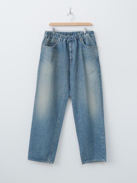 YOKO SAKAMOTO 5Pocket Easy Pants - Fade Indigo