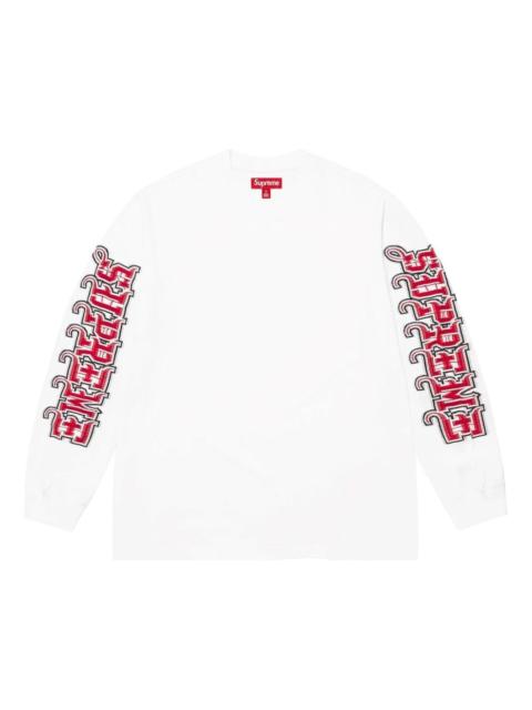 Supreme Supreme FW25 Intarsia Sleeve L/S Top 'White' SUP-FW25-111-WH