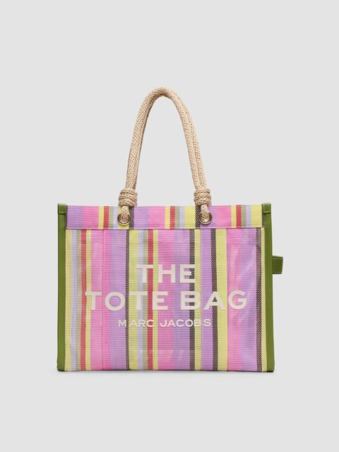 Marc Jacobs Women's The Stripe Mesh Large Tote Bag - Purple Multi