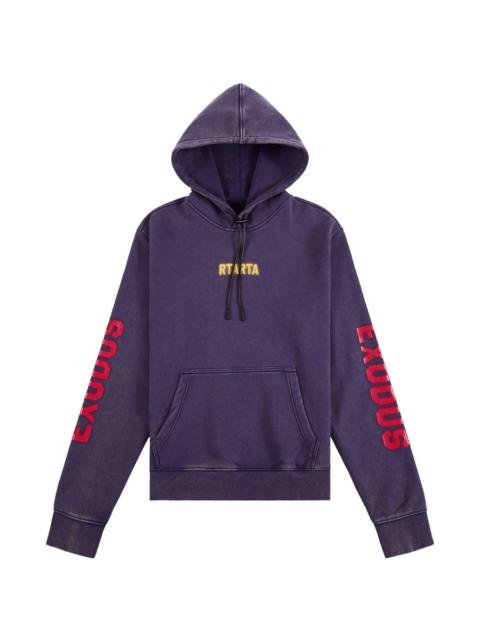 RTA Dion logo-print hoodie