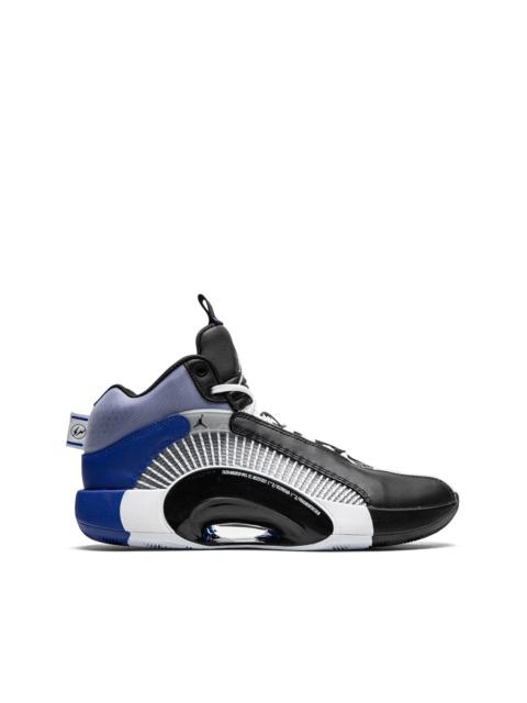 Jordan x Fragement Air Jordan 35 "White/Black - Sport blue" sneakers
