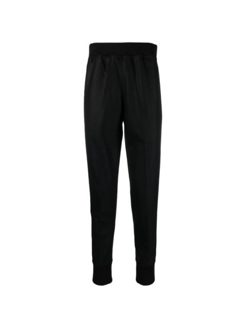 elasticated wool track pants