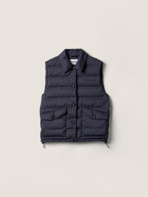 Miu Miu Technical pongé down vest