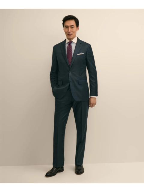Brooks Brothers Traditional Fit Wool Windowpane 1818 Suit