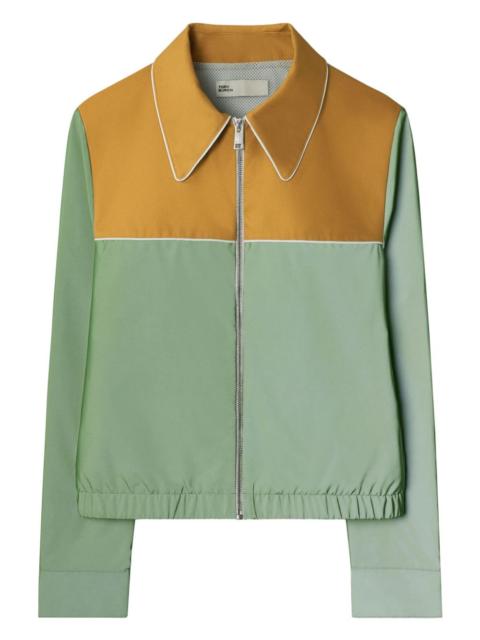 TORY BURCH colour-block reflective jacket