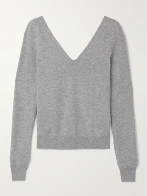 SAINT LAURENT Cashmere sweater Light gray