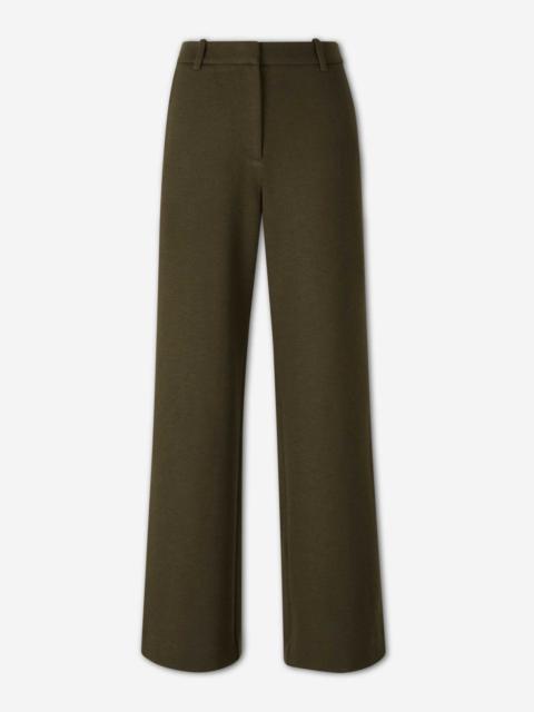 SIMKHAI STRAIGHT WOOL PANTS