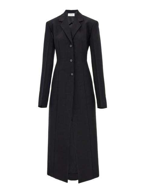 Wool Coat Dress black