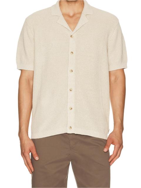 onia Silk Linen Camp Shirt