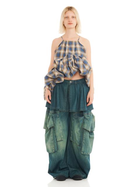 Collina Strada COUNTRY PLAID MINI VALERIAN TOP