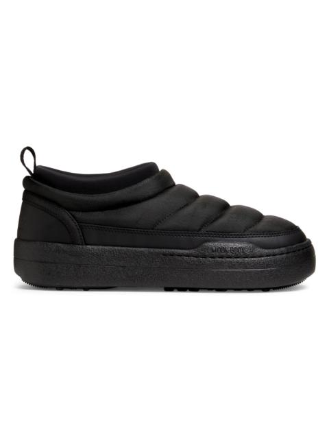 MOON BOOT Unisex Park Soft Nylon Slip-On Shoes - Black