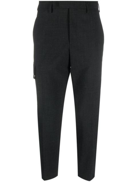 Neil Barrett cropped tapered-leg trousers