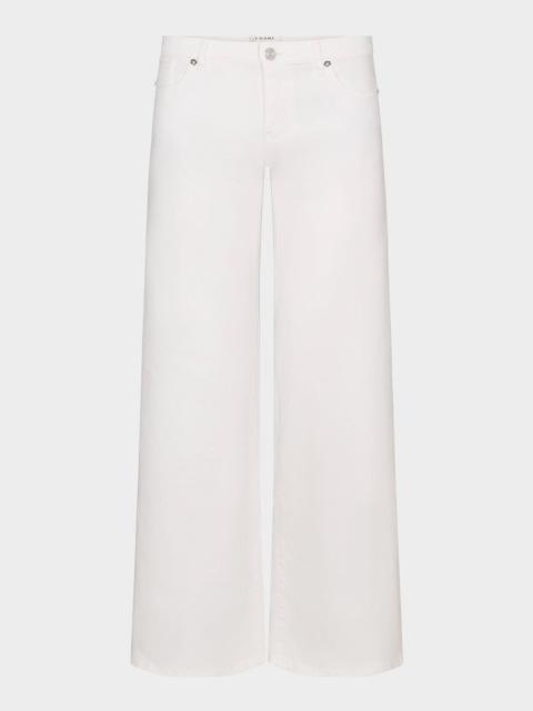 FRAME Low-Rise Le Slim Palazzo Jeans