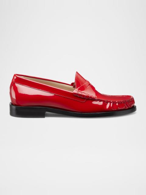 Stuart Weitzman Lottie Patent Penny Loafers