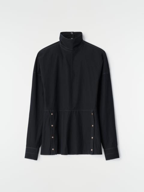 Lemaire PRESS-STUD BIB TOP IN COTTON CREPE