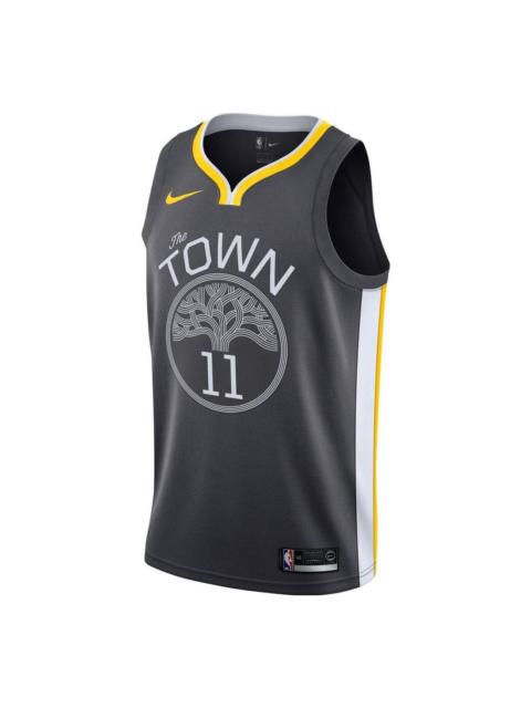 Nike Nike NBA GS Warriors Klay Thompson Swingman Jersey 'Grey' 877205-062